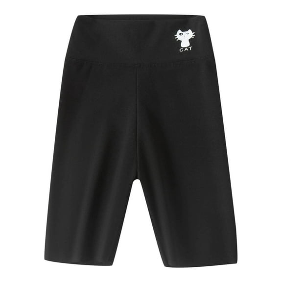 Cathalem Toddler Shorts Girls Girls Bike Summer Shorts Toddler Dress Dance Short Kids Biker Safety Shorts (Black,2-3 Years)