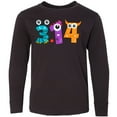 thumbnail image 3 of Inktastic Monsters Like Pi- Pi Day numbers Long Sleeve Youth T-Shirt, 3 of 5