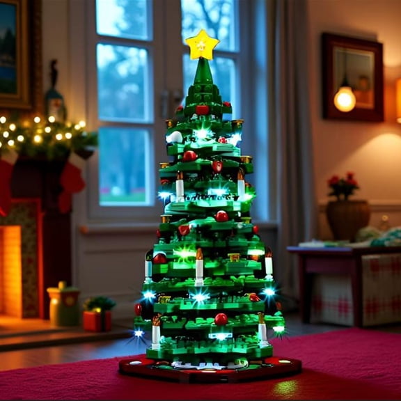 LED Light for Lego-40573 Christmas Tree Building Blocks Model (Lego Set NOT Included)