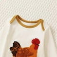 thumbnail image 5 of Zshosam Newborn Boy Clothes Winter Baby Footie Pajamas with Two-Way Zipper & Fold-Over Mittens, Soft Stretchy Romper for Newborn Boy Girl Size 9 12 Months,(White 9-12 Months), 5 of 8