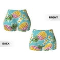 thumbnail image 5 of Naloa Cute Pineapples Biker Shorts for Women Seamless Scrunch Short Women’s Yoga Shorts for Gym Running Sport Shorts - XX-Large, 5 of 9