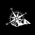 thumbnail image 1 of Mountain Compass Car sticker Mountain Navigation Decals, 1 of 7