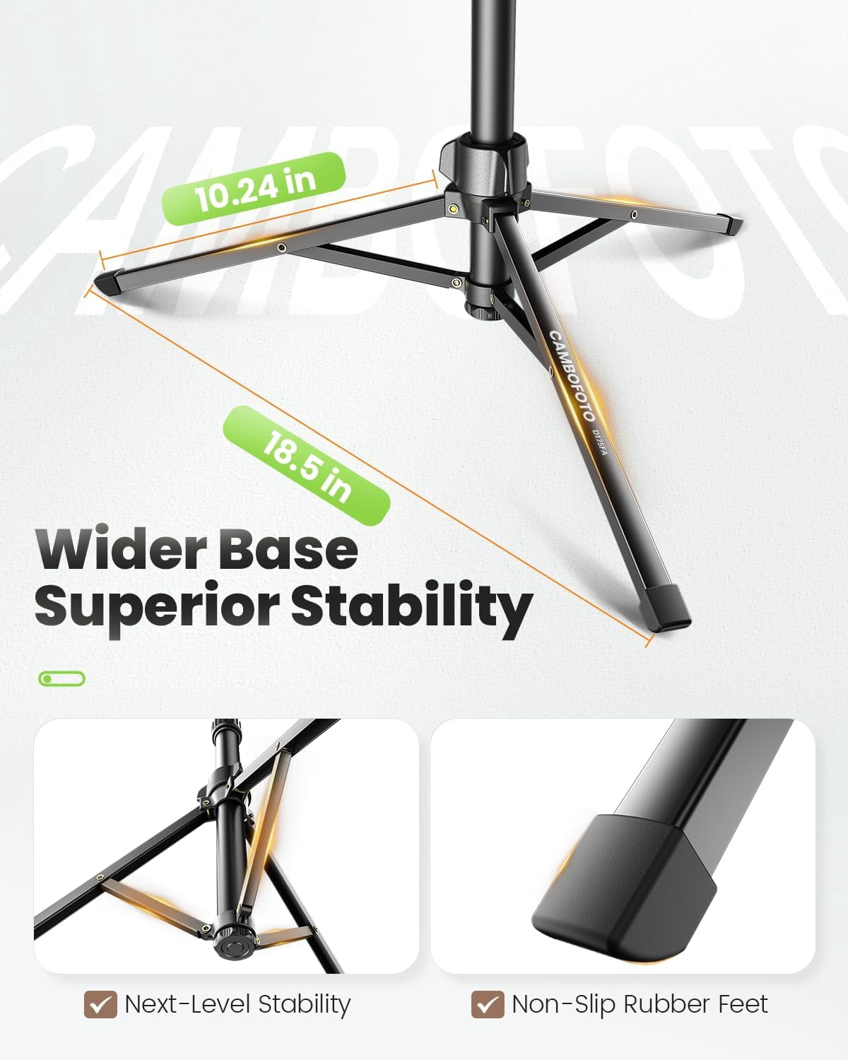 82" Phone Tripod Stand with Gooseneck, Remote and Holder, Selfie Stick & Overhead for Recording/Cooking/Fitness/Vlog, Compatible iPhone Android Samsung, Camera