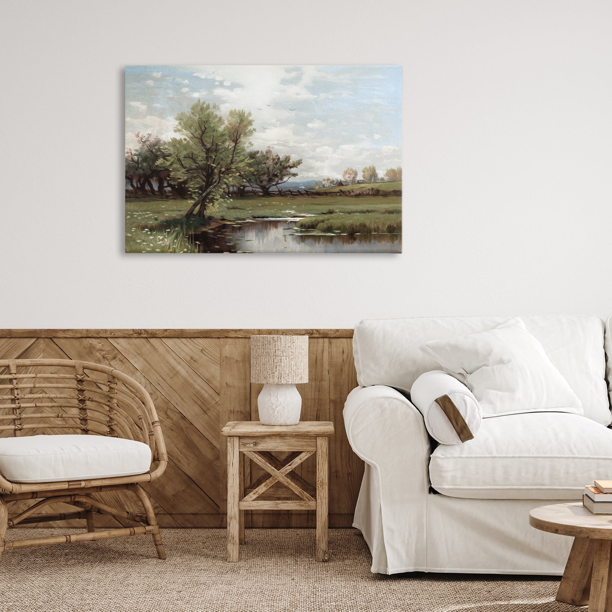 Stupell Industries Ecstatic Spring Landscape Canvas Wall Art, design by Lula Bijoux & co.