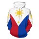 thumbnail image 3 of Sudadera con capucha deportiva con la bandera de la nación de Haití para hombre y mujer, sudadera holgada informal con estampado 3D de moda para primavera y otoño e invierno, 3 of 5