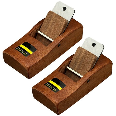 

Frcolor 2pcs Carpenter s Plane Woodworking Planer Hand Plane Hand-planing Woodworking Tool for Carpenter Use （Wood Color)