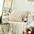 thumbnail image 7 of Smile Pink Christmas Tree Throw Pillow Cover, 12 x 20 inch, 7 of 7