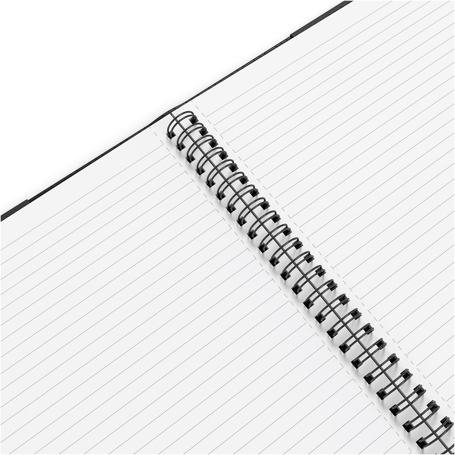 Staples TRU RED Medium Folio Soft Cover Ruled Notebook Blk TR54993