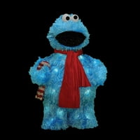 18 pre lit faux fur sesame street cookie monster christmas outdoor clear lights - Sesame Street Outdoor Christmas Decorations 18 pre lit faux fur sesame street cookie monster christmas outdoor clear lights - Sesame Street Outdoor Christmas Decorations