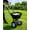 Black, variant on Garvee 100 lb Push Broadcast Spreader, 12 ft Wide Spread, 13 in All-Terrain Wheels, Adjustable Flow, Heavy-Duty Lawn Fertilizer/Seed/Salt, Green
