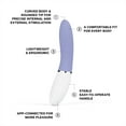 thumbnail image 3 of LELO LIV 3 G Spot Vibrator 8 Settings App Controlled Silicone for Women, Powder Blue, 3 of 6