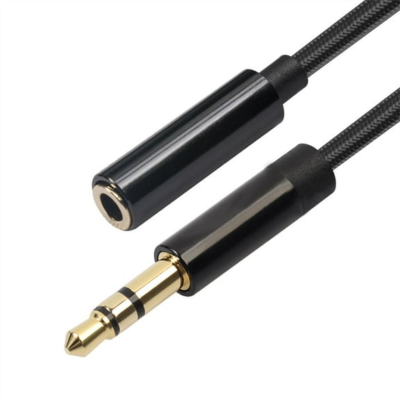 3.5mm Female to Male Stereo Audio Cable Adapter Headphones Extension Wired 5M