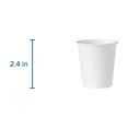 thumbnail image 2 of Vaso de papel SOLO de 3 onzas tratado en blanco, 5000 unidades, 2 of 5