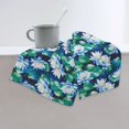 thumbnail image 6 of KLL Blue Lotus Flower Ultra Absorbent & Soft Hand Towels for Bath, Hand, Face, Gym and Spa-27.5x16in, 6 of 8