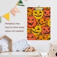 thumbnail image 5 of FMSHPON Halloween Retro Pumpkins Jack O Lantern Clipboard Hardboard Wood Nursing Clip Board and Pull for Standard A4 Letter 13x9 inches, 5 of 5