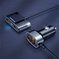 thumbnail image 3 of 5 Port USB Car Charger Universal Tablets Electronic Device Multi-Port Quick Charging Adapter Extension RV Truck SUV Travel, 3 of 8