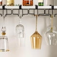 thumbnail image 2 of AOOOWER Practical Iron Wine Glass Rack Compact Design Cabinet Countertops Display Rack, 2 of 8