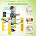 thumbnail image 5 of Costway Kid's Pretend Play Grocery Store Toddler Supermarket Toy Set with Cash Register, 5 of 10