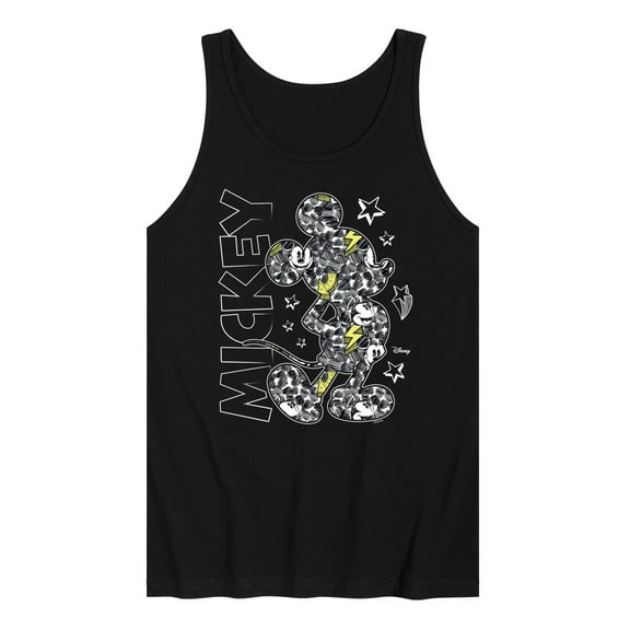 Disney - Mickey Mouse - Mickey Pattern & Stars - Men's Jersey Tank Top