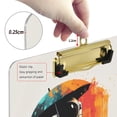 thumbnail image 6 of FORMRS Acrylic Clipboard with Low Profile Clip Standard A4 Letter Size, 12.5" x 9", White Astronaut, 6 of 8