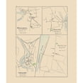 thumbnail image 3 of Hurd 12x14 Black Modern Framed Museum Art Print Titled - Glastonbury Connecticut - Hurd 1893, 3 of 5