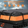 thumbnail image 5 of Mescukay 51" x 36" Roof Rack, Heavy Duty Car Rooftop Cargo Carrier Basket with Cargo Net and Bag, Luggage Holder Extension for Universal, Pick Up Trucks, 200lbs Capacity, 5 of 7