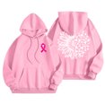 thumbnail image 5 of Hoodies for women Breast Cancer Awareness Long Sleeve Pink Ribbon Graphic Hooded Sweatshirts with Pockets Casual Comfy Pullover Fall Tops 2025, 5 of 5