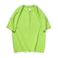 thumbnail image 2 of Hessimy Toddler Boys Short Sleeve Shirt Summer Graphice Cotton T-Shirt Tops Tees(Green,4-5), 2 of 3
