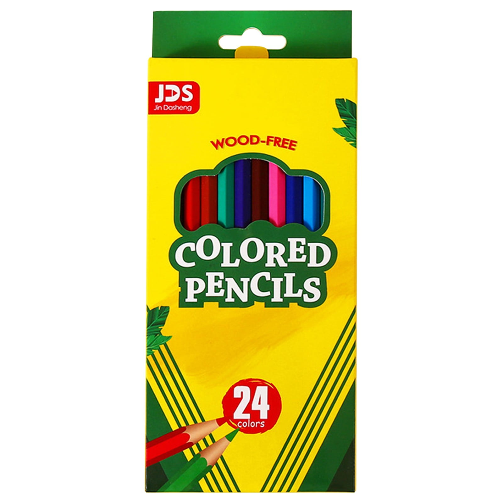 24PCS Pre-Sharpened Colored Pencils Twistable Colored Pencils Colored Pencils Back to School Supplies Arts and Crafts Coloring Gifts for Teachers and Kids Ages 3+ 5+ Assorted Colors