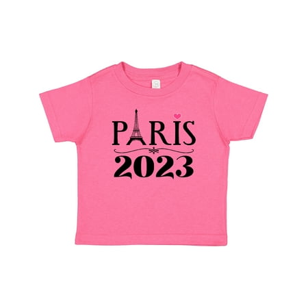 

Inktastic Paris 2023 Vacation Travel Gift Baby Girl T-Shirt