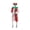 C002- Style B, variant on Outdoor Skeleton Decorations, Halloween Hanging Decorations, Halloween Indoor Decorations, Halloween Outdoor Decor, 19X5 Inch Detailed Dress Up Skeleton Figurine for Spooky