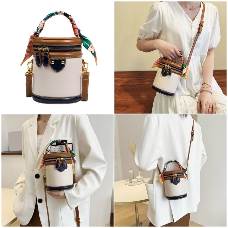 All-Matching Shoulder Crossbody Bag for Women Handbag Korean Styles Bucket Bag