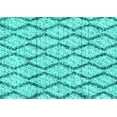 thumbnail image 1 of Ahgly Company Indoor Rectangle Trellis Turquoise Blue Modern Area Rugs, 3' x 5', 1 of 4