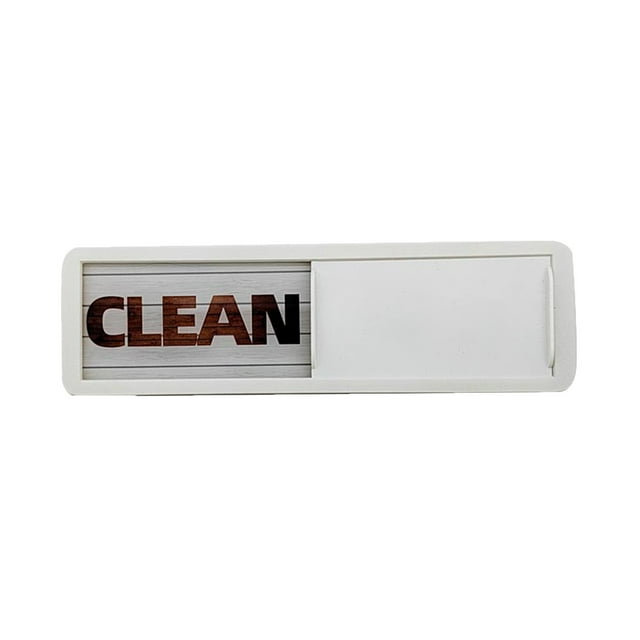 Dishwasher Clean Dirty Magnet Sign ABS Sliding Indicator Sticker for Kitchen Refrigerator Appliance Decor