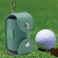 thumbnail image 4 of Bolsa de cuero para pelotas de club, cinturón, riñonera, contenedor, gancho de almacenamiento, soporte para tees Azul, 4 of 7