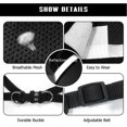 thumbnail image 2 of CHAO Arnés y correa para perros, juego de arnés acolchado de malla suave para perros y gatos, chaqueta transpirable ajustable con interior reflectante, adecuado para caminar, Ru, 2 of 5