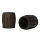 thumbnail image 1 of Portalápices de madera Organizador de escritorio Portalápices redondo multiusos Almacenamiento de lápices Marrón, 1 of 7