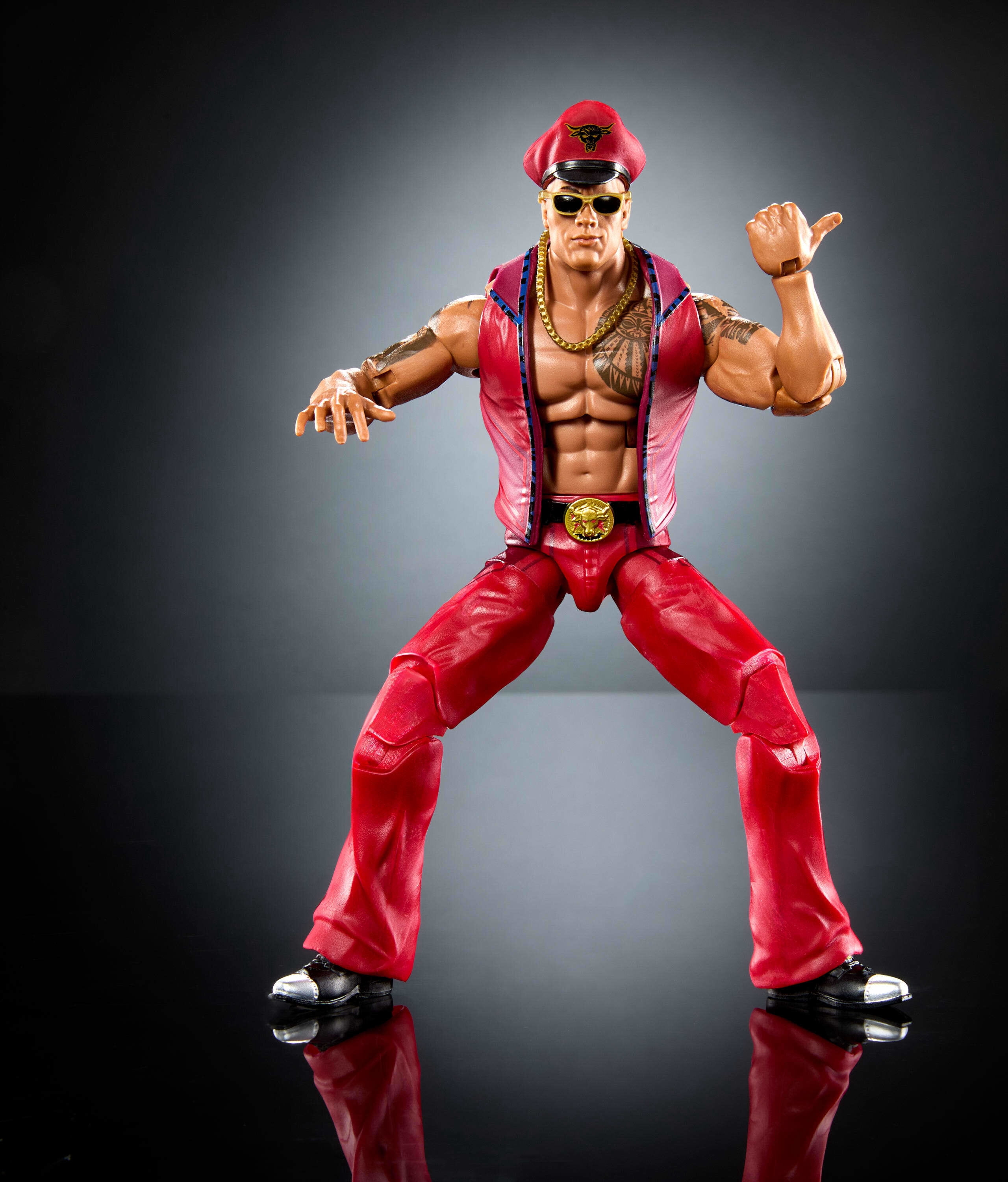 WWE x Street Fighter Action Figures, 6-inch Elite Collectible with