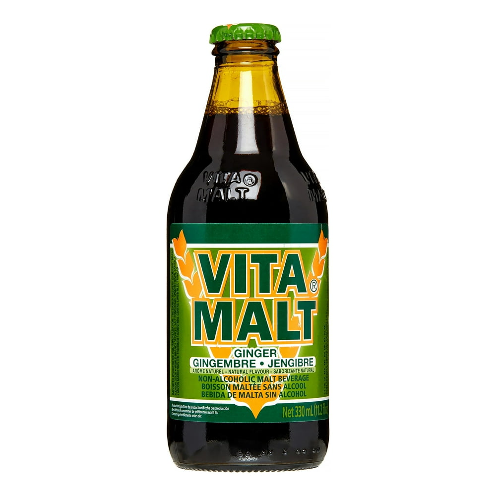 Vitamalt NonAlcoholic Malt Beverage, Ginger, 11.2 Fl Oz, 6 Ct