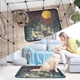 thumbnail image 7 of Qxltty Winter Evening Sunset Cat litter Pads Pet Set of 2 Diaper Mats Center Anti-leakage Layer Absorbent Soft and Comfortable, 7 of 7