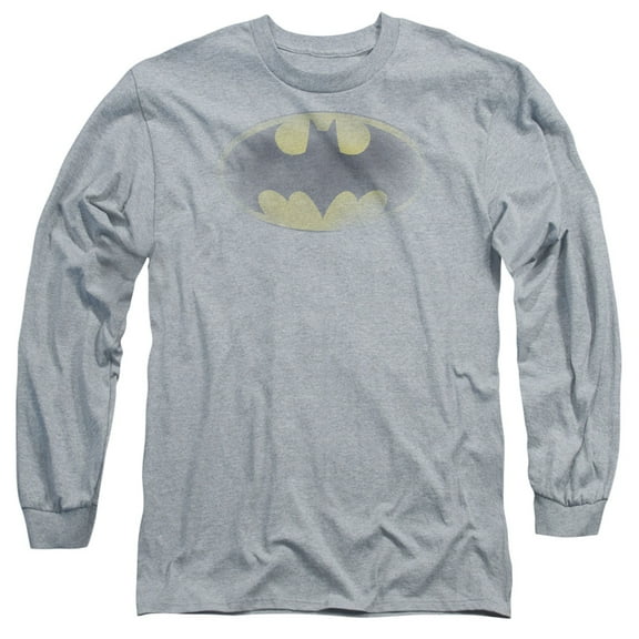 Batman - Faded Logo - Long Sleeve Shirt - Large