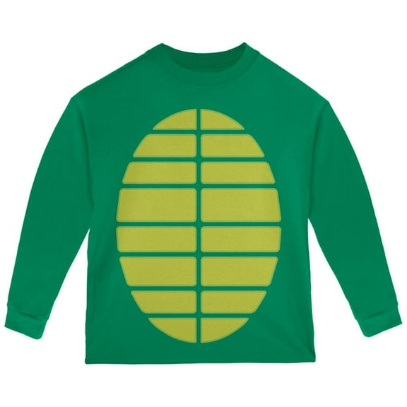 Halloween Turtle Costume Green Toddler Long Sleeve T-Shirt - 4T