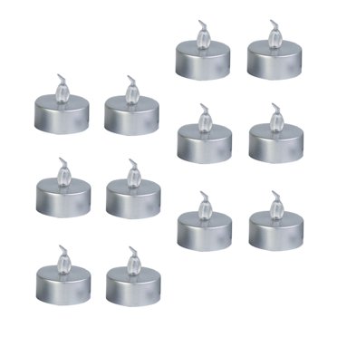 FRCOLOR 12Pcs LED Votive Candles Flickering Plastic Flameless Candle Lights with Illumination for Parties