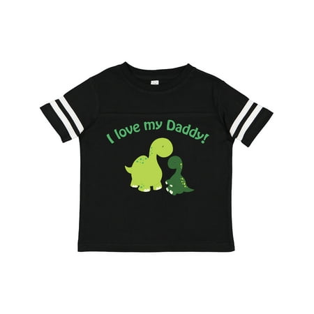 

Inktastic I Love My Daddy Dinosaurs Gift Toddler Boy or Toddler Girl T-Shirt