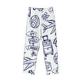 thumbnail image 4 of Disketp World Travel2 Men'S Pajama Pants - Ultra Soft Fleece Sleep And Lounge Pants (Size: S-Xxl), 4 of 9
