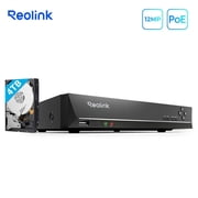 Reolink RLN16-410 24-Channel PoE/WiFi NVR for 24/7 Surveillance Continuous Recording with Pre-installed 4TB HDD, 16MP Video Recorder