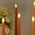 thumbnail image 6 of BalsaCircle 8 Pink 11" LED Mixed Taper Flameless Candles Lights Wedding Reception, 6 of 7