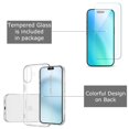 thumbnail image 3 of For iPhone 16 Phone Case Cover, Shockproof Case with Tempered Glass Screen Protector, by OneToughShield - Keep Calm Softball, 3 of 4