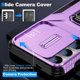 thumbnail image 3 of Funda protectora para Samsung Galaxy S24+ con función atril y deslizable, estilo H, para Samsung Galaxy S24+, color morado, 3 of 5