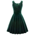 thumbnail image 1 of GRACE KARIN-vestidos de fiesta con lentejuelas y purpurina para mujer, vestido de terciopelo con cuello en V, línea A, vestido de noche de encaje, vestido de novia sin mangas, Invierno, 1 of 7